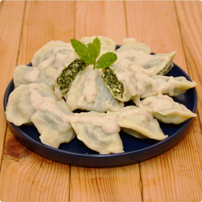 Pierogi ze szpinakiem