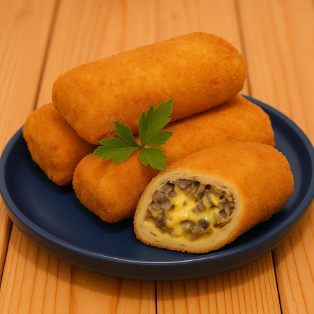 Krokiety z pieczarkami i serem