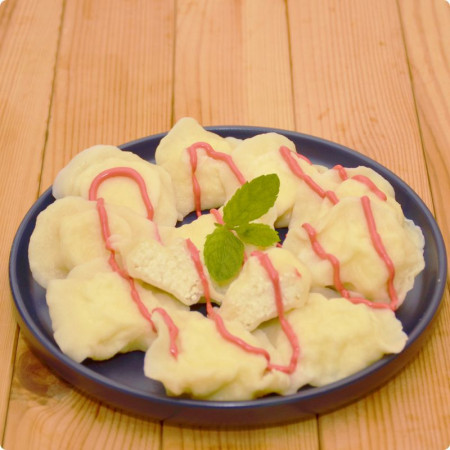 Pierogi z serem na słodko